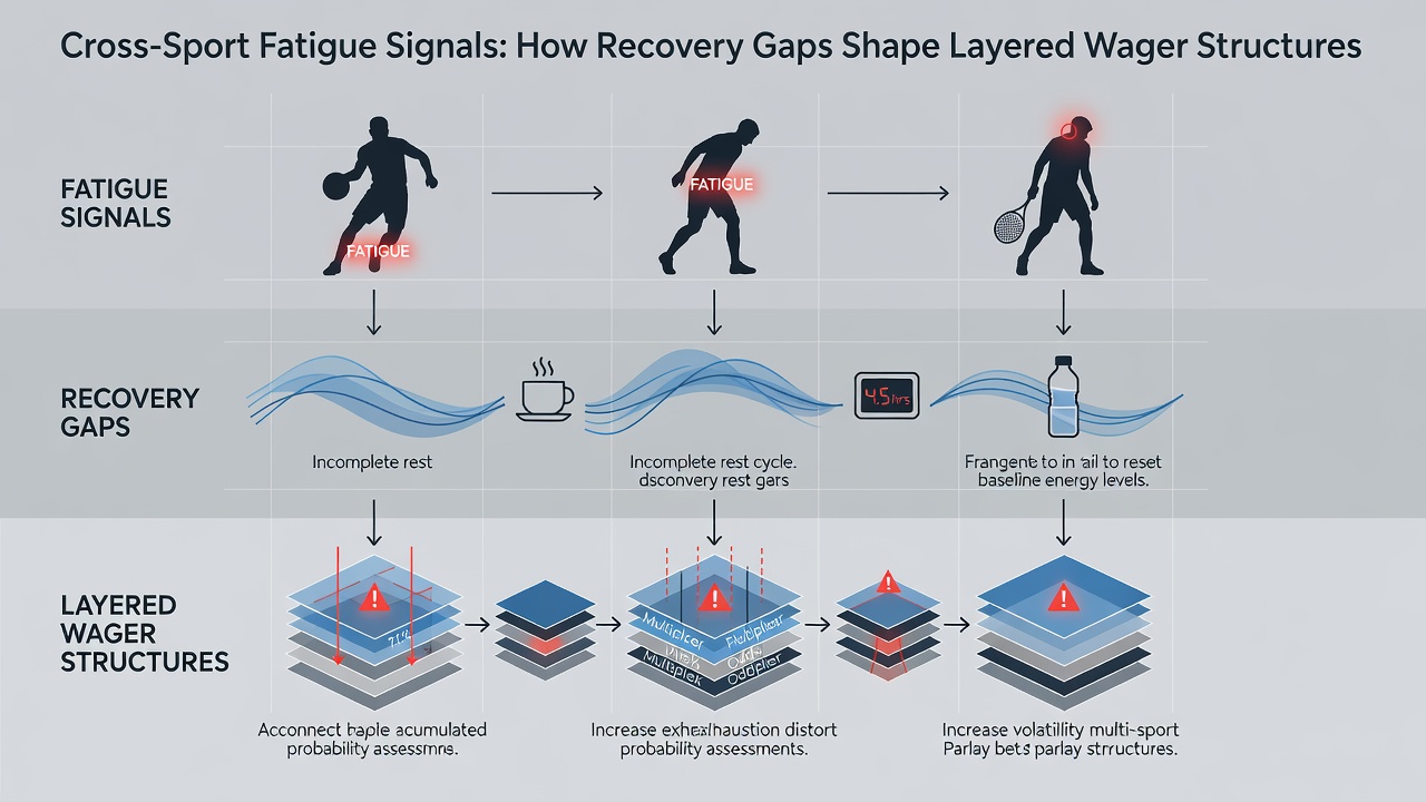 Chart illustrating fatigue signal propagation between tennis tournaments and football fixtures