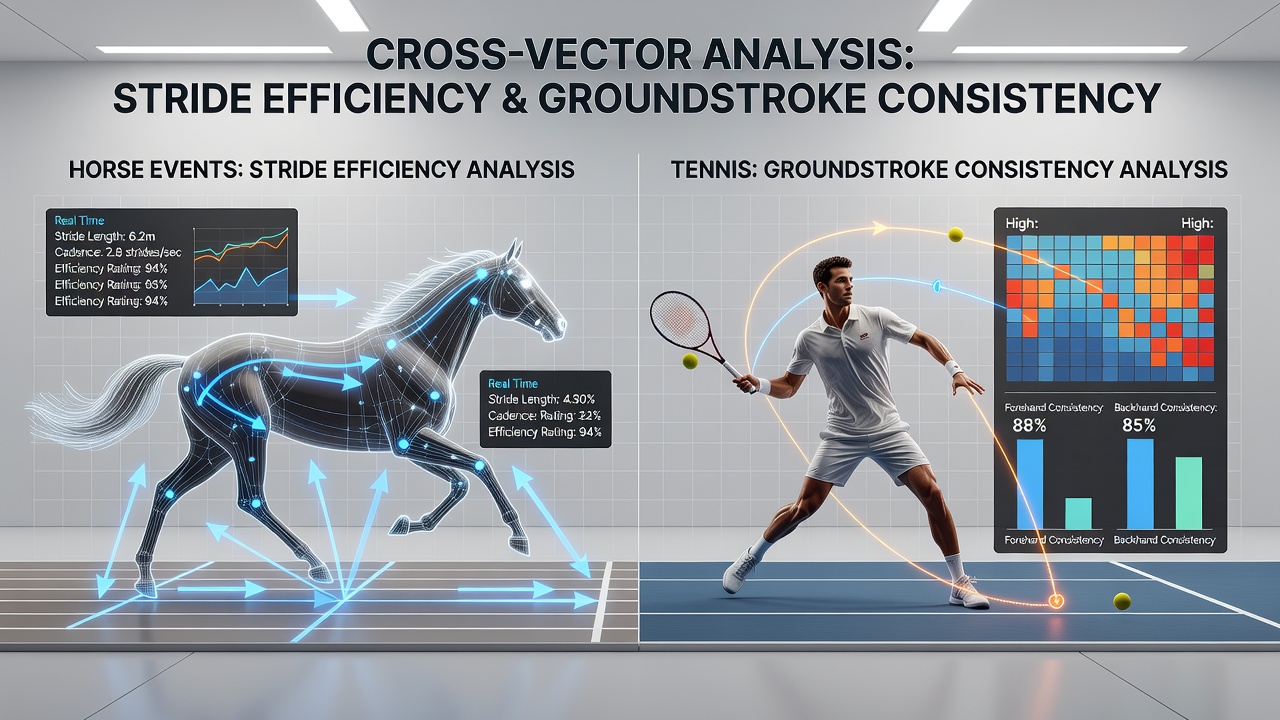 Visualization of integrated data streams from horse events and tennis matches feeding into football accumulator optimization pipelines