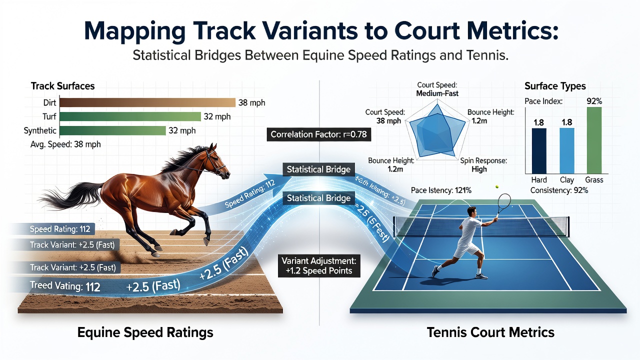 Detailed chart showing layered filtering process that maps equine speed variants onto tennis rally distributions for multi-stage performance selection