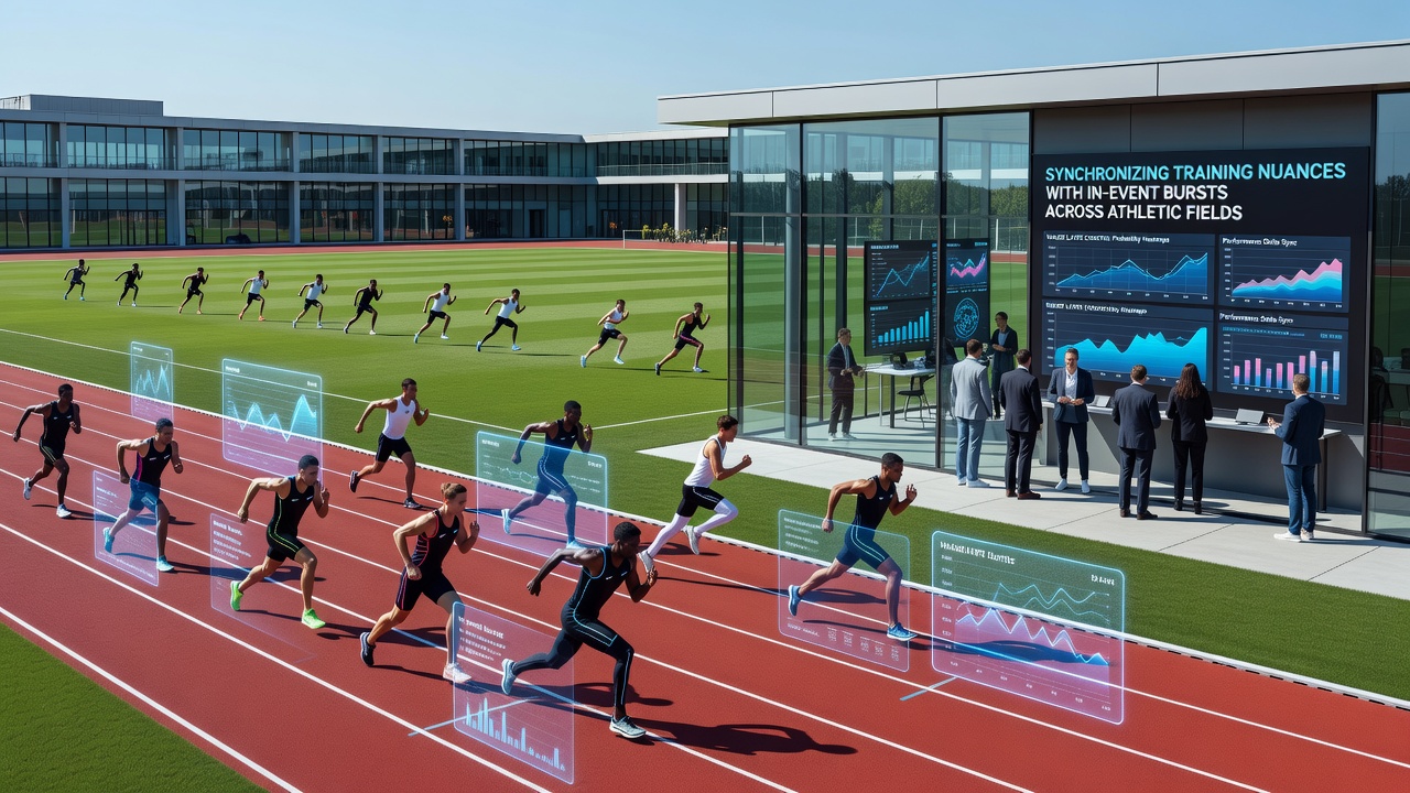Live sports events with synchronized training data feeds for wager layering